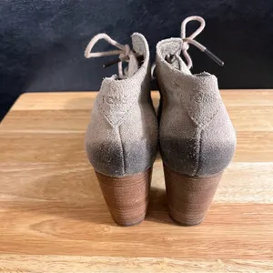 Toms Lunata Tan Burnished Heeled Ankle‎ Boots Size 8.5 thumbnail 7