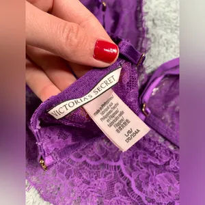 Victoria’s Secret Purple Lace Bralette large thumbnail 7
