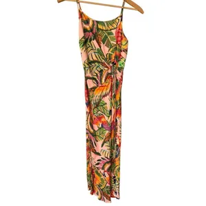 FARM Rio Macaw Leaves Side Knot Dress S thumbnail 2