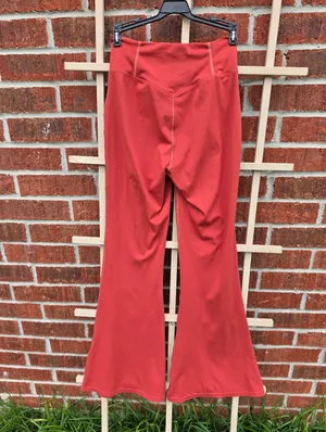 Rust Sculpt Flare Leggings Small thumbnail 6