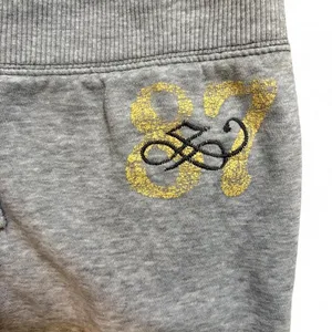 Vintage Y2K Aeropostale Gray Low Rise Wide Leg Sweatpants thumbnail 3