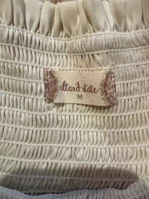 Altar’d State Flowy White Skirt thumbnail 4