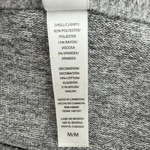 FN by Flora Nikrooz Womens‎ Gray Lace Trim Lounge Set Pajamas 2PC Medium thumbnail 10