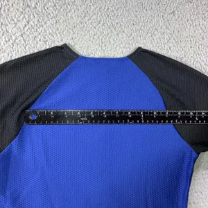 Lauren Ralph Lauren Active Top Womens Small Blue Black‎ Waffle 1/4 Zip Pullover thumbnail 13