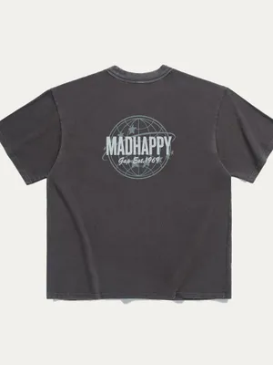 NWT Gap x MadHappy Globe Pocket Short sleeve tee relaxed fit size medium thumbnail 2