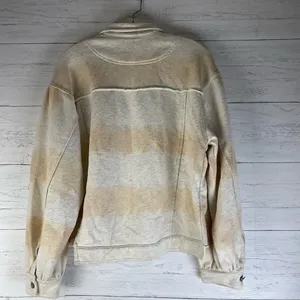 Anthropologie POL Tie Dye Collared Long Sleeve Button Crop  Jacket M distressed thumbnail 2