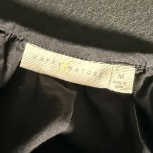 Happy x Nature NWT M Black Embroidered Cotton Open Back Tie Mini Dress Pockets thumbnail 10