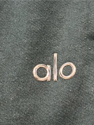 ALO Yoga Women's Size XL Fleece Pull On Straight Leg Sweatpants thumbnail 4