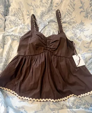 TJ Maxx Japra top brown thumbnail 1