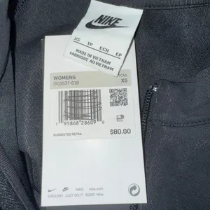 NIKE Women's Long Sleeve Half Zip Black Dress Floral Swoosh NWT $80 Size‎ XS thumbnail 7