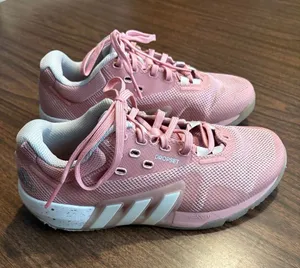 Adidas 6 Dropset 'Wonder Mauve Training Sneakers Athletic Pink White thumbnail 1