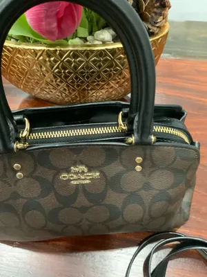 COACH Signature 2WAY Handbag Shoulder Bag thumbnail 13