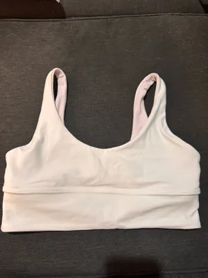 Lululemon Strawberry milkshake reversible align bra size 8  thumbnail 3