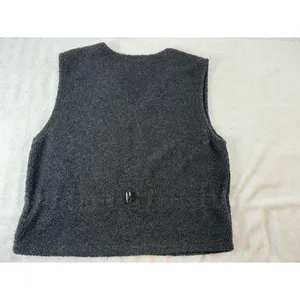 Vintage Kelly Sport Yukon Fleece Vest Women’s Medium Gray Zip‎ Up Made in Canada thumbnail 6