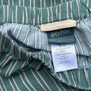 Slytherin Pajama Set Harry Potter x Pottery Barn Teen Size XS Green Button Down thumbnail 8