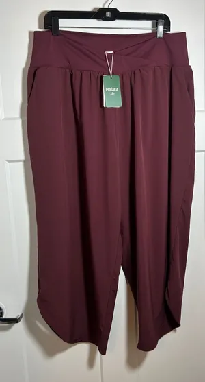 Plus sz 1X Halara Crop Wide Leg Pants thumbnail 1