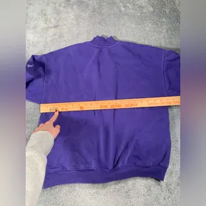 Fabletics Purple Quarter-Zip Sweatshirt large thumbnail 10