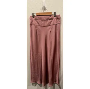 FREE PEOPLE Normani Bias Mauve Midi Skirt thumbnail 5