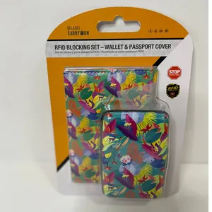 Miami Carry On RFID Blocking Set Wallet & Passport Holder Cover NEW thumbnail 2