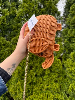 Tommy Bahama Woven Elephant Purse thumbnail 5