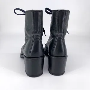 FRYE Sabrina 6G Lace Up Leather Boot Black/Blue 7.5 thumbnail 10