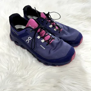 On Cloudvista Flint/Acai Waterproof Running Shoes Sz 10.5 thumbnail 11
