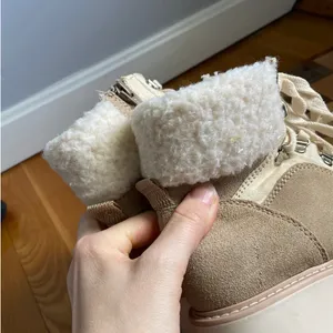 Dolce Vita Helix Beige Winter Boots Shearling Lace-up Outdoors Gorpcore size 7 thumbnail 8