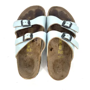 Birkenstock Sydney Light Blue Leather Sandals Womens EU 37 US 6 Regular thumbnail 3