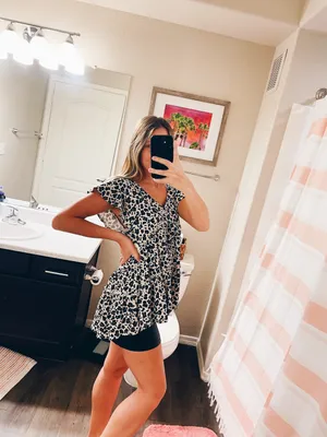 Altar'd State Cheetah Top NWT thumbnail 8