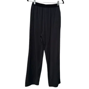 Skims Relaxed Fit Mens Straight Leg Stretch Lounge Pants Sz S Black Jersey thumbnail 2