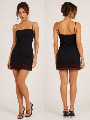 Vintage Finesse Y2k Sleeveless Mini Dress Size Medium thumbnail 2