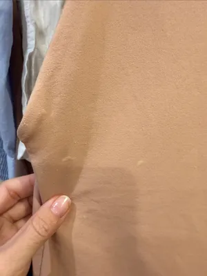 Zara Sleeveless High-Neck Bodysuit in Blush Peach thumbnail 5