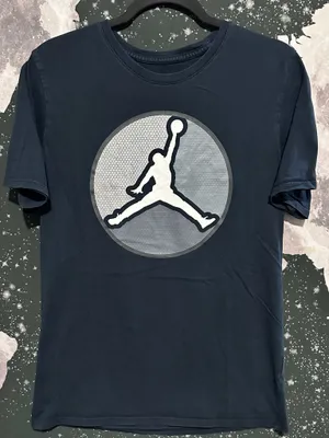 Jordan Retro 8 Chrome Style Jumpman Logo Shirt thumbnail 1