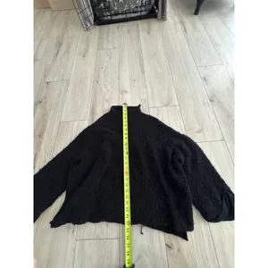 Free‎ People "Cuddle Up" pullover Black Mock Neck Oversized Sweater Soze Small thumbnail 7