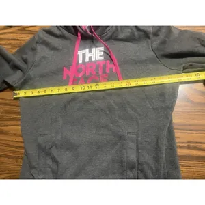 The North Face Hoodie Jacket Size L Outerwear Pink Gray - breast cancer edition thumbnail 6