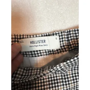 Hollister Ultra High-Rise Houndstooth Plaid Skort y2k preppy Academia thumbnail 3