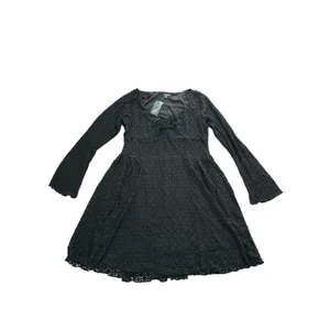 Wild Fable NWT Long Sleeve Lace Mini Dress Size‎ XXL Black Sweetheart Neckline thumbnail 2