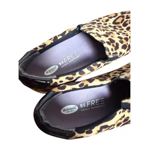 Dr. Scholl’s Madison Tan Black Leopard Animal Print Slip On Sneakers 9.5W thumbnail 4