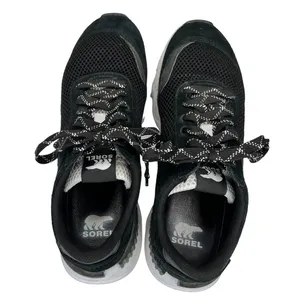 Sorel Kinetic Lite‎ Lace Sneakers Black/White Shoes NL3516-010 Women’s Size 8.5 thumbnail 4
