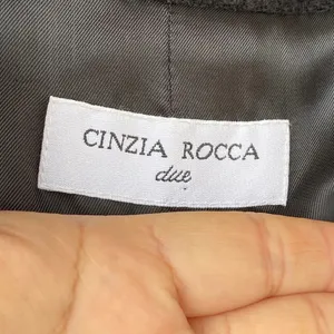 Cinzia rocca alpaca/wool coat size 2 Black thumbnail 14