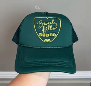 NEW Beverly Hills Rodeo Green Trucker Hat thumbnail 1