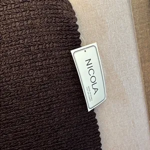 FINAL MARKDOWN Nicola ladies Dark Brown Crewneck top large NWT thumbnail 2