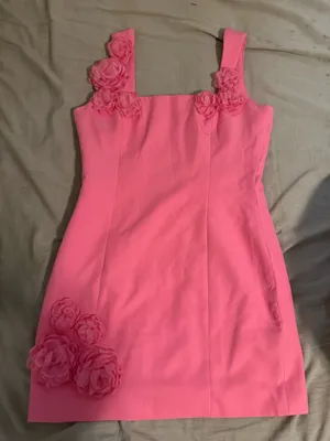 Revolve Mini Dress Pink Floral thumbnail 5