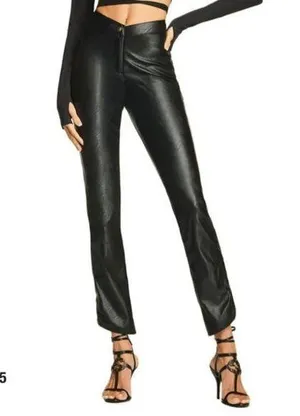 I.Am.Gia Black Cirdan Leather Pants Size S thumbnail 1