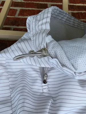 New Balance | Grey and White Windbreaker Hooded Jacket Size S thumbnail 7