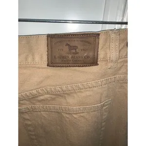 Lauren Ralph Lauren Women's Beige Floral Bootcut Jeans Size 10‎ thumbnail 5