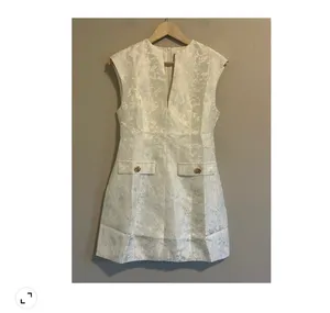 Commence Pocketed Textured Mini Dress with Metal Button small thumbnail 4