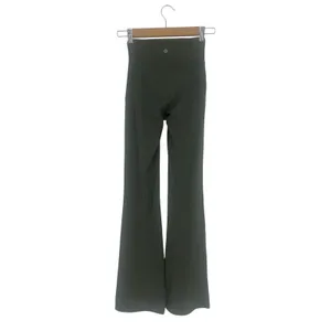 Lululemon Groove Super-High-Rise Flared Pant Army Green Size 0 Nulu thumbnail 7