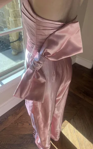 LAN Ting Bride Dress Pink Size 6 thumbnail 2