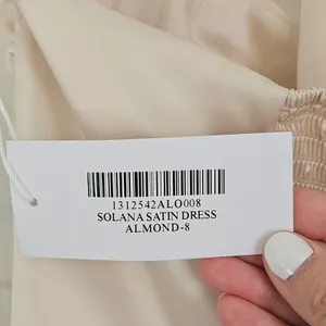 Reformation Solana Satin Dress Almond Beige Halter Midi‎ Cowl Neck 8 NEW Bridal thumbnail 10